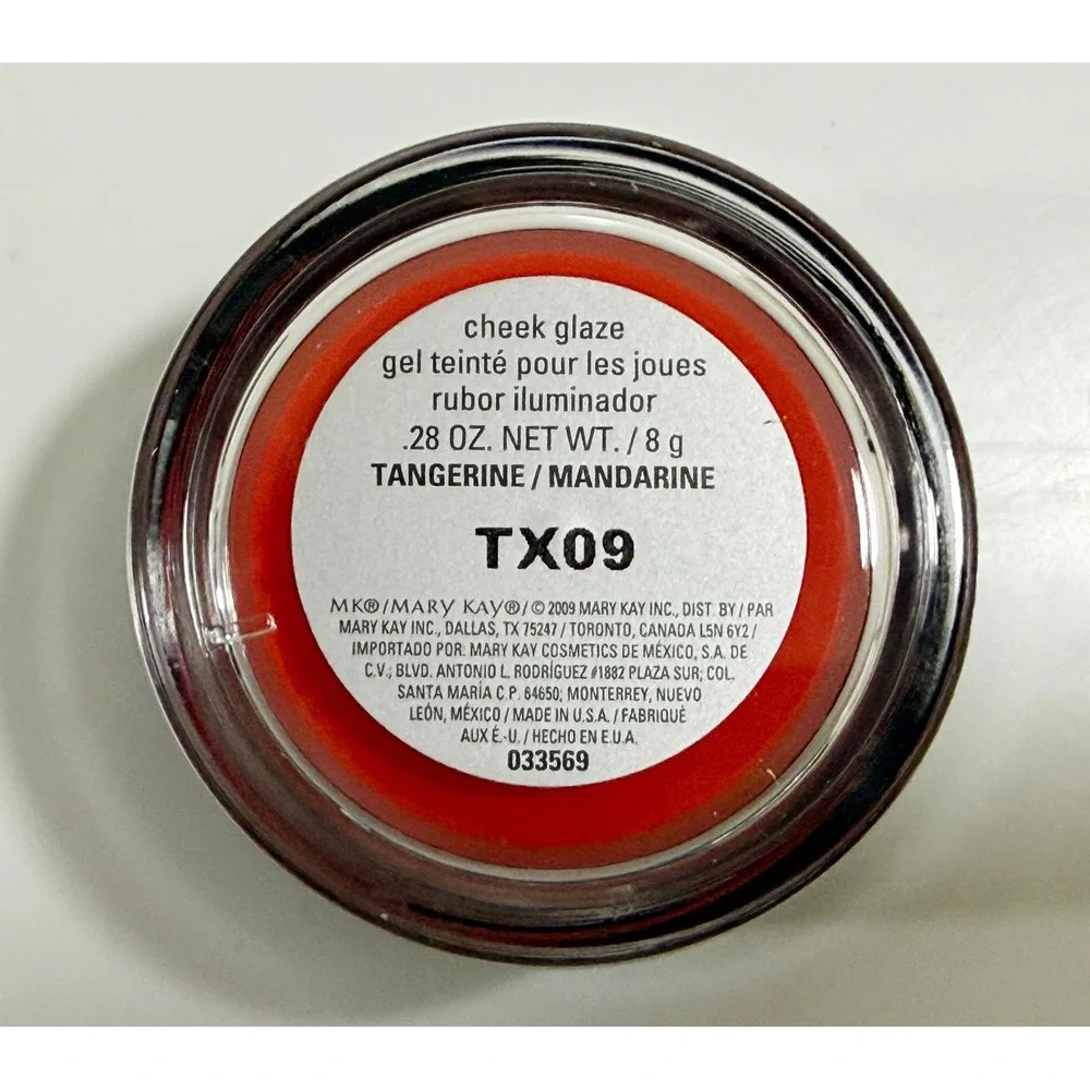 Mary Kay Cheek Glaze Women .28 oz‎ Tangerine Gel Tint Blush 033569
